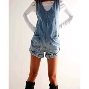 Free People We the Free High Roller Shortall Bright Eyes size L